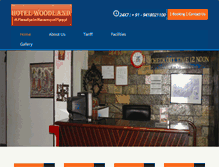 Tablet Screenshot of hotelwoodlandshimla.com